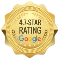 4.7-Star Google Rating Badge