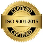 ISO 9001:2015 Certified Badge