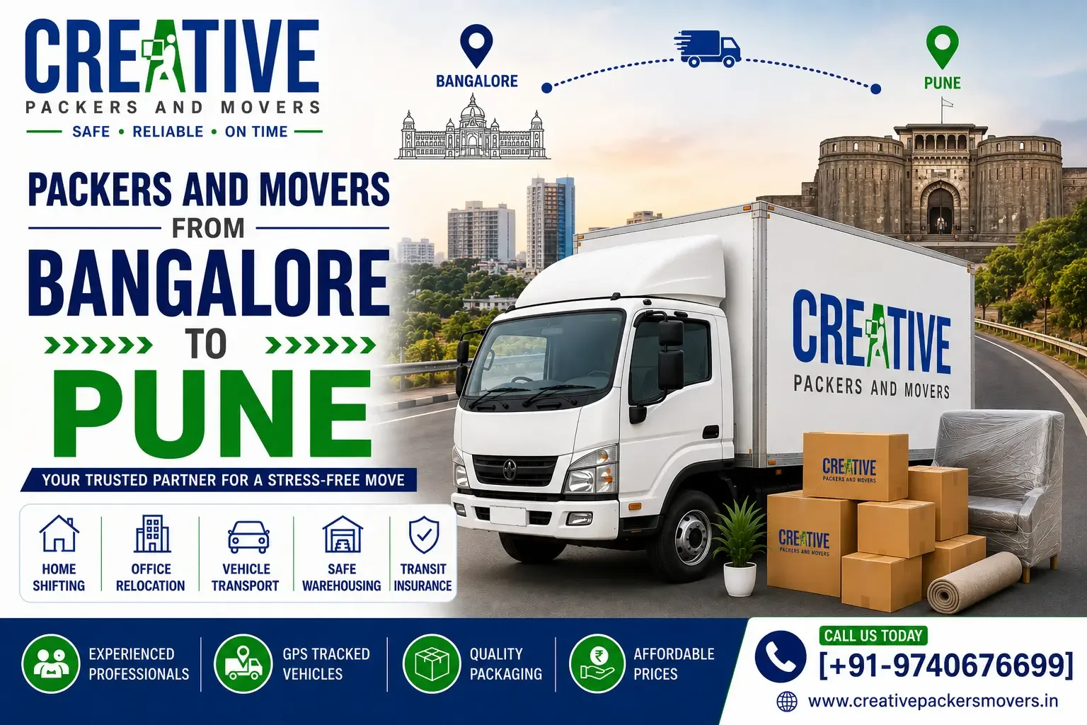 Packers and Movers Bangalore to Pune