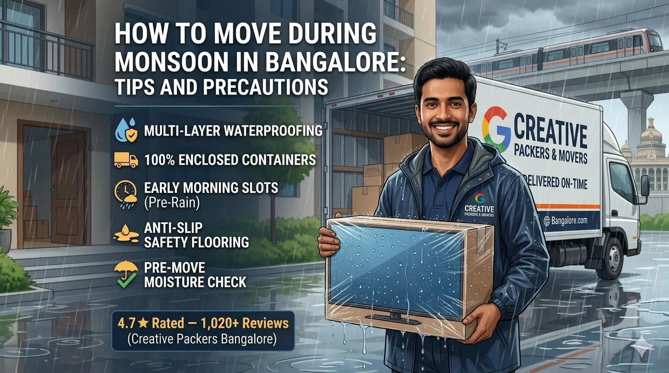 How to Move During Monsoon in Bangalore: Tips and Precautions