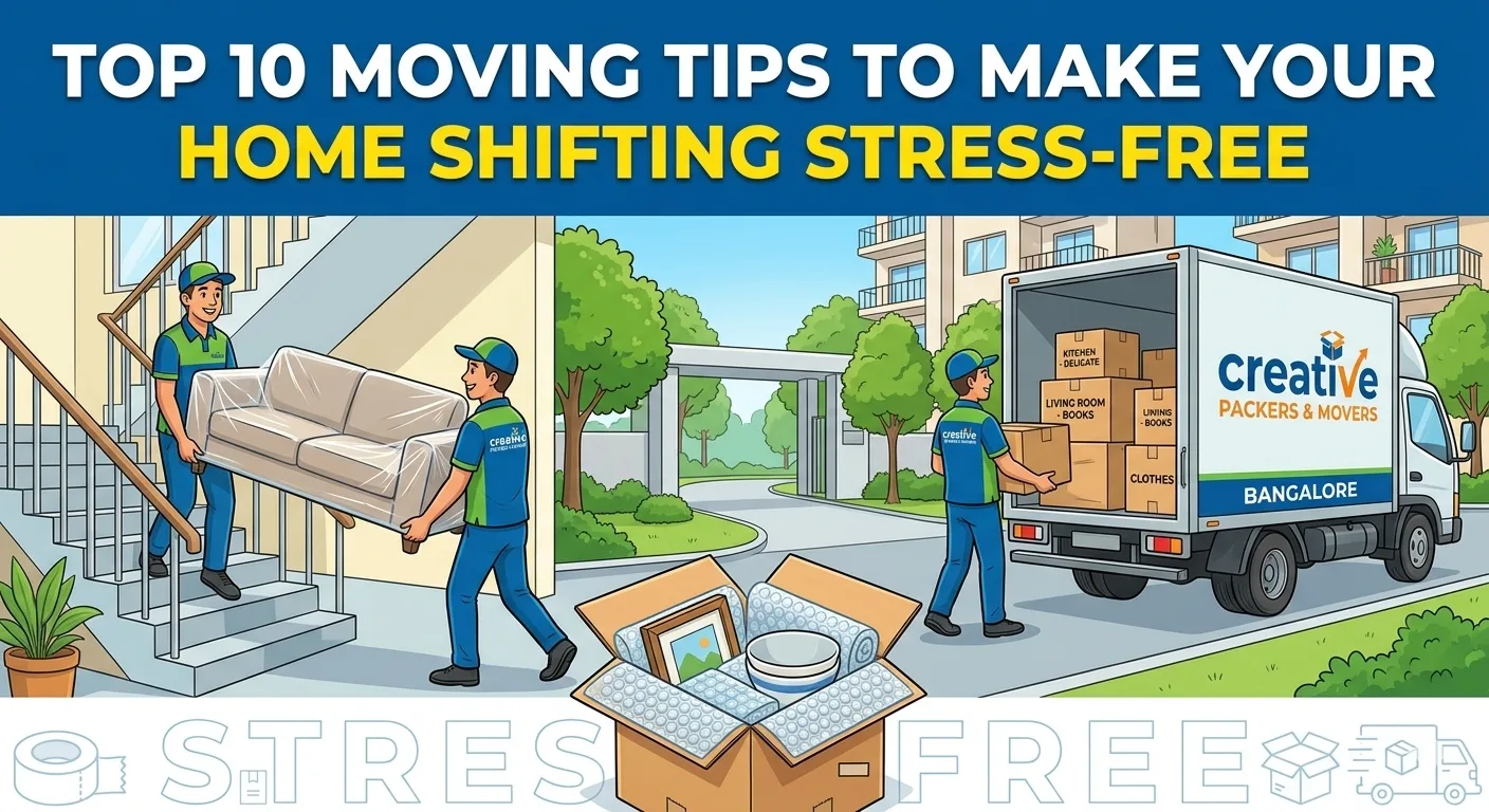 Top 10 Moving Tips to Make Your Home Shifting Stress-Free